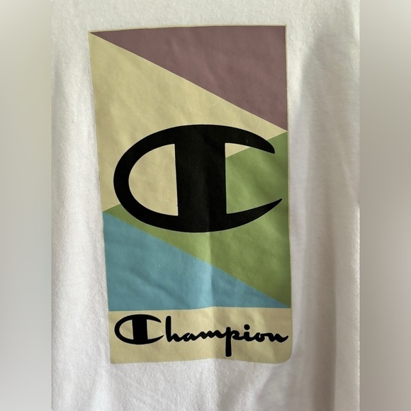 Champion Vintage Graphic T-Shirt Size Large Sewn In Neck Tag Clean Short Sleeve - Picture 6 of 8
